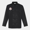 Premier Unisex Long Sleeve Stud Front Chef's Jacket Thumbnail