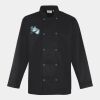 Premier Unisex Long Sleeve Stud Front Chef's Jacket Thumbnail
