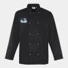 Premier Unisex Long Sleeve Stud Front Chef's Jacket Thumbnail