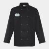 Premier Unisex Long Sleeve Stud Front Chef's Jacket Thumbnail