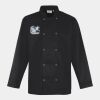 Premier Unisex Long Sleeve Stud Front Chef's Jacket Thumbnail