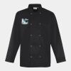 Premier Unisex Long Sleeve Stud Front Chef's Jacket Thumbnail