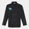 Premier Unisex Long Sleeve Stud Front Chef's Jacket Thumbnail