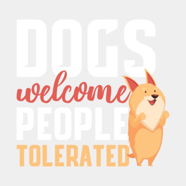 Dogs Welcome People Tolerated Thumbnail
