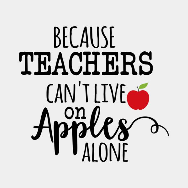 VTD2748 - Because teachers can't live on apples alone Thumbnail
