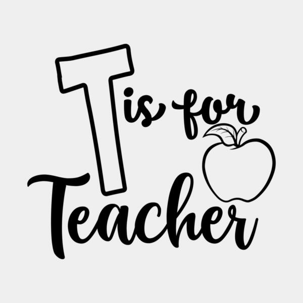 VTD5234 - T Is for Teacher Thumbnail