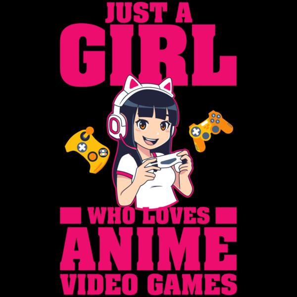 VTD7842 - Just A Girl Who Loves Anime and Video Games Thumbnail