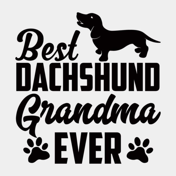 SC002-B20-D14 Best Dachshund Grandma Ever Thumbnail